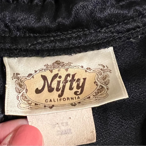 Vintage 70s Nifty California Satin Tunic Blouse - Picture 5 of 11